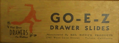 GOEZ, GoEz, Old drawer slides, old undermount slides