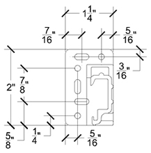 Houck 050, 250 brackets